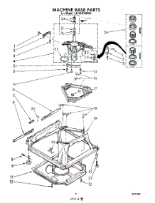 07 - Machine Base parts for Whirlpool Washer LA7460XMW0 from AppliancePartsPros.com