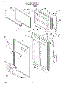 02 - Door parts for Whirlpool Refrigerator ST21PKXHW00 from AppliancePartsPros.com