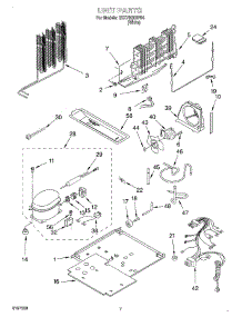04 - Unit parts for Whirlpool Refrigerator 3XKVN600F04 from AppliancePartsPros.com