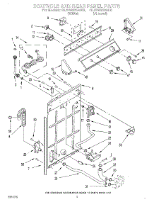 02 - Controls And Rear Panel parts for Whirlpool Washer GLSR5233AN0 from AppliancePartsPros.com