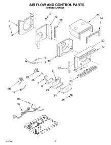 02 - Air Flow And Control parts for Whirlpool Air Conditioner CA6WML0 from AppliancePartsPros.com