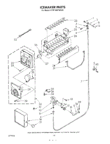08 - Ice Maker , Parts Not Illustrated parts for Kitchenaid Refrigerator KTRF18MTAL00 from AppliancePartsPros.com