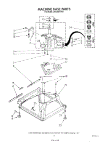 07 - Machine Base parts for Whirlpool Washer LA6300XTF0 from AppliancePartsPros.com