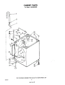 06 - Cabinet parts for Whirlpool Washer LA5530XKW0 from AppliancePartsPros.com