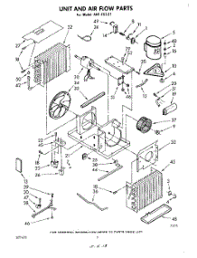 02 - Section parts for Whirlpool Air Conditioner AHFC6321 from AppliancePartsPros.com