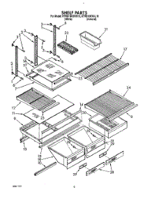 05 - Shelf, Lit / Optional parts for Kitchenaid Refrigerator KTRD18KXAL10 from AppliancePartsPros.com