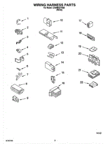 06 - Wiring Harness Parts parts for Whirlpool Washer CAWB527RQ0 from AppliancePartsPros.com