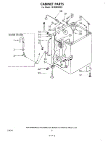 05 - Cabinet parts for Whirlpool Washer LA7000XKW2 from AppliancePartsPros.com