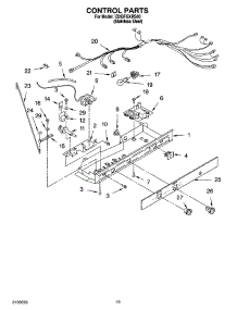 12 - Control Parts parts for Whirlpool Refrigerator ID2GFGXRS00 from AppliancePartsPros.com