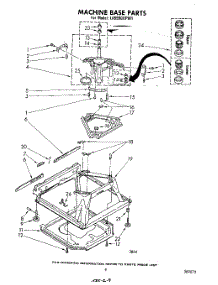 07 - Machine Base parts for Whirlpool Washer LA5590XPW1 from AppliancePartsPros.com