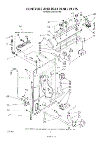 03 - Controls And Rear Panel parts for Whirlpool Washer LA5320XTF0 from AppliancePartsPros.com