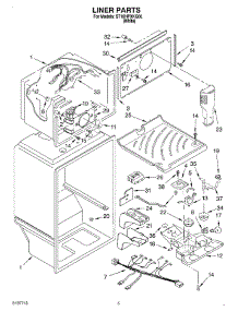 03 - Liner parts for Whirlpool Refrigerator ST18HPXKQ00 from AppliancePartsPros.com