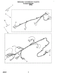 07 - Wiring Harness parts for Whirlpool Washer CCW5243W1 from AppliancePartsPros.com