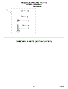 10 - Miscellaneous Parts Optional Parts (Not Included) parts for Whirlpool Washer 7MBP11973MQ1 from AppliancePartsPros.com