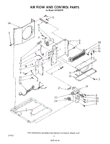 03 - Air Flow And Control parts for Whirlpool Air Conditioner AR1000XT0 from AppliancePartsPros.com