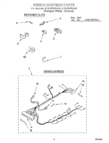 07 - Wiring Harness parts for Whirlpool Washer 3LSC9255AN0 from AppliancePartsPros.com