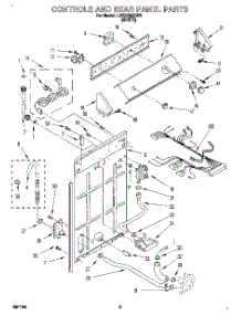 02 - Controls And Rear Panel parts for Whirlpool Washer LBR2132BW0 from AppliancePartsPros.com