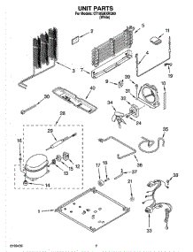 04 - Unit Parts parts for Whirlpool Refrigerator CT18GMXRQ00 from AppliancePartsPros.com