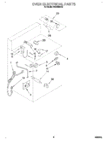04 - Oven Electrical, Literature parts for Whirlpool Range SGS395XX2 from AppliancePartsPros.com