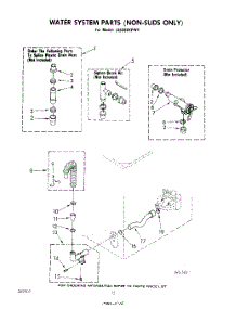 09 - Water System parts for Whirlpool Washer LA6380XPW1 from AppliancePartsPros.com