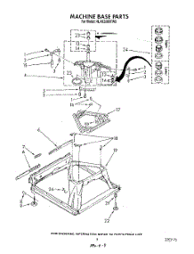 07 - Machine Base parts for Whirlpool Washer 4LA9300XTW0 from AppliancePartsPros.com