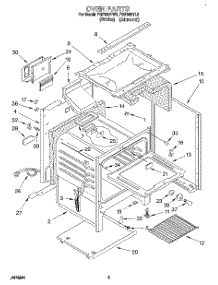 04 - Oven parts for Whirlpool Range FGP335YL2 from AppliancePartsPros.com