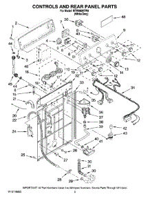 02 - Controls And Rear Panel Parts parts for Maytag Washer MTW5805TW0 from AppliancePartsPros.com