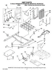 11 - Unit Parts parts for Maytag Refrigerator MSD2669KEA00 from AppliancePartsPros.com