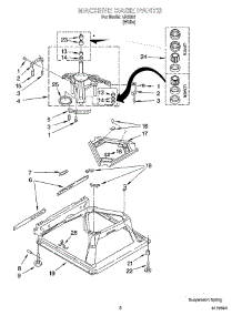 05 - Machine Base Parts parts for Whirlpool Washer IJ43001 from AppliancePartsPros.com