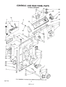 03 - Controls And Rear Panel parts for Whirlpool Washer LA5570XPW4 from AppliancePartsPros.com