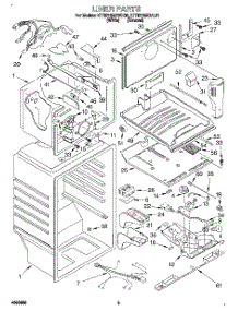 02 - Liner parts for Kitchenaid Refrigerator KTRS19MDAL01 from AppliancePartsPros.com
