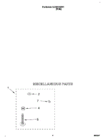 03 - Miscellaneous parts for Whirlpool Washer 6LBR5132BW1 from AppliancePartsPros.com