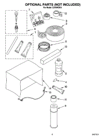 04 - Optional  Parts (Not Included) parts for Whirlpool Air Conditioner CA18WCK0 from AppliancePartsPros.com