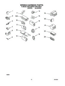 08 - Wiring Harness parts for Kitchenaid Washer KAWE742BWH0 from AppliancePartsPros.com