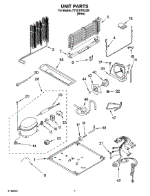 04 - Unit Parts parts for Whirlpool Refrigerator 7ST21HPXLQ01 from AppliancePartsPros.com