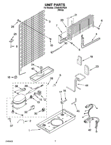 04 - Unit Parts parts for Whirlpool Refrigerator ET8AHKXPQ01 from AppliancePartsPros.com