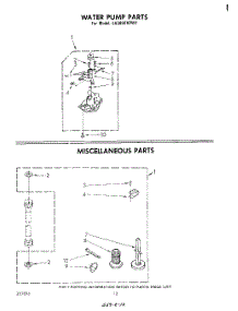 09 - Water Pump , Miscellaneous parts for Whirlpool Washer LA3800XPW1 from AppliancePartsPros.com