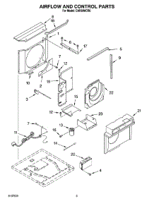 02 - Airflow And Control Parts parts for Whirlpool Air Conditioner CAR30WCR0 from AppliancePartsPros.com