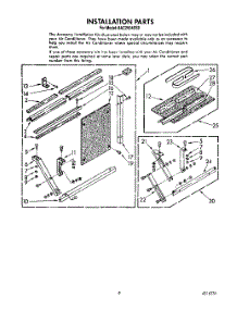 06 - Installation parts for Whirlpool Air Conditioner 8AC2504XS0 from AppliancePartsPros.com