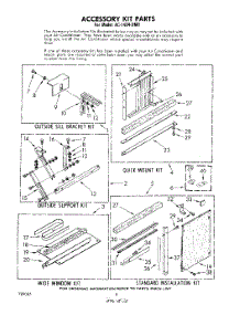 05 - Accessory Kit parts for Whirlpool Air Conditioner AC1404XM0 from AppliancePartsPros.com
