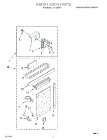 05 - Installation parts for Whirlpool Air Conditioner TA12002F0 from AppliancePartsPros.com