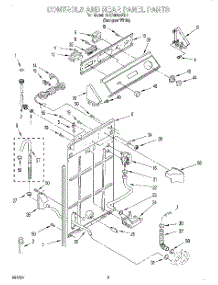 02 - Controls And Rear Panel parts for Whirlpool Washer 3LSC8255EQ1 from AppliancePartsPros.com