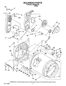 03 - Bulkhead Parts parts for Maytag Dryer NGD5800TQ0 from AppliancePartsPros.com
