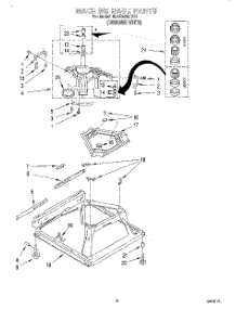 05 - Machine Base parts for Whirlpool Washer 6LSS5232DQ1 from AppliancePartsPros.com