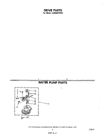 04 - Water Pump parts for Whirlpool Washer LA9800XPW0 from AppliancePartsPros.com