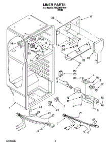 03 - Liner Parts parts for Whirlpool Refrigerator IR8GSMXRW01 from AppliancePartsPros.com