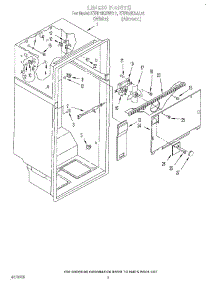 02 - Liner parts for Kitchenaid Refrigerator KTRI18KAAL10 from AppliancePartsPros.com