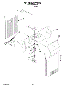 08 - Air Flow Parts parts for Whirlpool Refrigerator IVS225301 from AppliancePartsPros.com