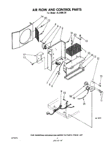 03 - Section parts for Whirlpool Air Conditioner ALJ00520 from AppliancePartsPros.com