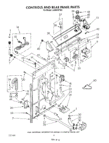 03 - Controls And Rear Panel parts for Whirlpool Washer LA6090XTN0 from AppliancePartsPros.com